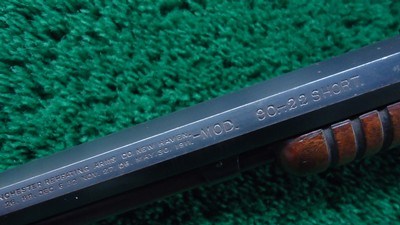 WINCHESTER MODEL 90 SLIDE ACTION RIFLE IN 22 SHORT - Image 6 of 21