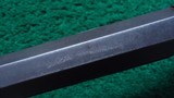SAN FRANCISCO MARKED SPENCER MODEL 1865 BURNSIDE HEAVY BARREL RIFLE CONVERSION - 6 of 25