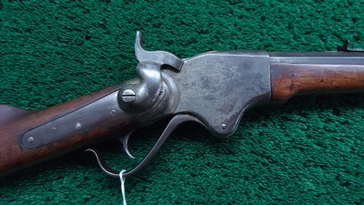MINNESOTA MARKED SPENCER MODEL 1865 BURNSIDE HEAVY BARREL RIFLE CONVERSION