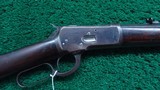 WINCHESTER MODEL 1892 RIFLE IN CALIBER 38 WCF