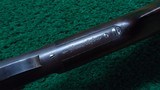 SPECIAL ORDER WINCHESTER MODEL 1873 RIFLE WITH 28 INCH BARREL IN 38 WCF - 8 of 22