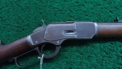 SPECIAL ORDER WINCHESTER MODEL 1873 RIFLE WITH 28 INCH BARREL IN 38 WCF