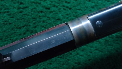RESTORED WINCHESTER MODEL 1873 DELUXE RIFLE IN 38 WCF - Image 6 of 23