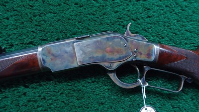 RESTORED WINCHESTER MODEL 1873 DELUXE RIFLE IN 38 WCF - Image 2 of 23