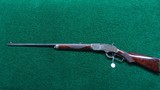 RESTORED WINCHESTER MODEL 1873 DELUXE RIFLE IN 38 WCF - 22 of 23