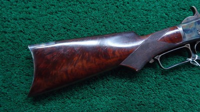 RESTORED WINCHESTER MODEL 1873 DELUXE RIFLE IN 38 WCF - Image 21 of 23