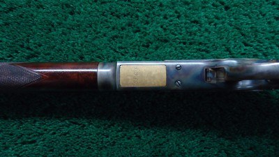 RESTORED WINCHESTER MODEL 1873 DELUXE RIFLE IN 38 WCF - Image 11 of 23