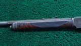 SPECIAL ORDER DELUXE WINCHESTER MODEL 1873 RIFLE IN 38 WCF - 14 of 23