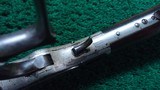 SPECIAL ORDER NICKLE TRIM WINCHESTER MODEL 1873 RIFLE IN 38 WCF - 9 of 23