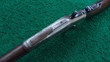 SPECIAL ORDER NICKLE TRIM WINCHESTER MODEL 1873 RIFLE IN 38 WCF - 4 of 23