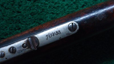 SPECIAL ORDER NICKLE TRIM WINCHESTER MODEL 1873 RIFLE IN 38 WCF - Image 17 of 23