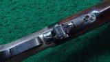 SPECIAL ORDER NICKLE TRIM WINCHESTER MODEL 1873 RIFLE IN 38 WCF - 8 of 23
