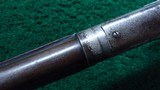 SPECIAL ORDER NICKLE TRIM WINCHESTER MODEL 1873 RIFLE IN 38 WCF - 6 of 23