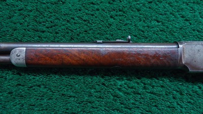 SPECIAL ORDER NICKLE TRIM WINCHESTER MODEL 1873 RIFLE IN 38 WCF - Image 15 of 23