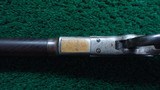 SPECIAL ORDER NICKLE TRIM WINCHESTER MODEL 1873 RIFLE IN 38 WCF - 11 of 23