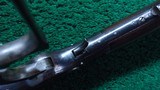 SPECIAL ORDER WINCHESTER SECOND MODEL 1873 RIFLE CHAMBERED IN 38 WCF - 9 of 24