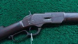 FIRST MODEL WINCHESTER MODEL 1873 RIFLE IN 44 WCF