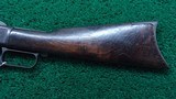 FACTORY ENGRAVED DELUXE 2ND MODEL 1873 WINCHESTER RIFLE IN 44 WCF - 21 of 25