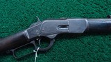 FACTORY ENGRAVED DELUXE 2ND MODEL 1873 WINCHESTER RIFLE IN 44 WCF