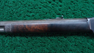 FACTORY ENGRAVED DELUXE 2ND MODEL 1873 WINCHESTER RIFLE IN 44 WCF - Image 16 of 25