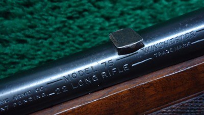 WINCHESTER MODEL 75 SPORTING BOLT ACTION RIFLE CHAMBERED FOR 22 LR - Image 6 of 25