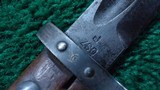 RARE WW1 CZECH MAUSER BAYONET WITH SCABBARD - 7 of 10
