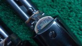 PAIR OF COLT SECOND GENERATION SINGLE ACTION ARMY REVOLVERS PRESENTED TO MARLIN EXHIBITION SHOOTER COLONEL LEON LARSON - 15 of 17