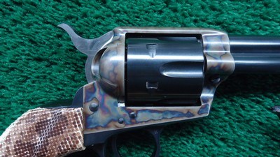 PAIR OF COLT SECOND GENERATION SINGLE ACTION ARMY REVOLVERS PRESENTED TO MARLIN EXHIBITION SHOOTER COLONEL LEON LARSON - Image 5 of 17