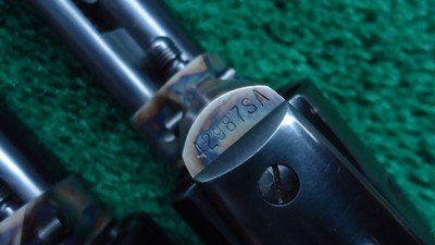 PAIR OF COLT SECOND GENERATION SINGLE ACTION ARMY REVOLVERS PRESENTED TO MARLIN EXHIBITION SHOOTER COLONEL LEON LARSON - Image 15 of 17