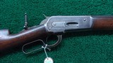ANTIQUE WINCHESTER MODEL 1886 RIFLE IN VERY SCARCE 50-100-450 CALIBER