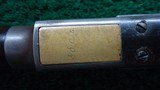 SPECIAL ORDER WINCHESTER THIRD MODEL 1873 RIFLE IN 38 WCF - 13 of 24