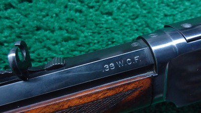 RARE WINCHESTER MODEL 1873 WITH STAINLESS STEEL OCTAGON BARRELIN 38 WCF - Image 6 of 24