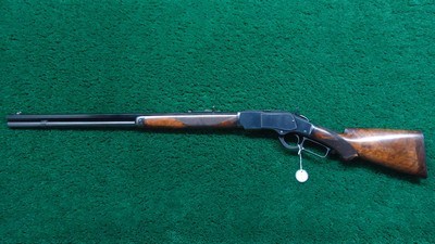 RARE WINCHESTER MODEL 1873 WITH STAINLESS STEEL OCTAGON BARRELIN 38 WCF - Image 23 of 24