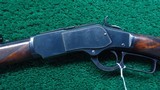 RARE WINCHESTER MODEL 1873 WITH STAINLESS STEEL OCTAGON BARRELIN 38 WCF - 2 of 24