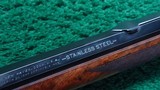 RARE WINCHESTER MODEL 1873 WITH STAINLESS STEEL OCTAGON BARRELIN 38 WCF - 14 of 24
