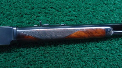 RARE WINCHESTER MODEL 1873 WITH STAINLESS STEEL OCTAGON BARRELIN 38 WCF - Image 5 of 24