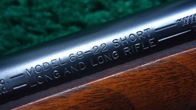 EXPERIMENTAL WINCHESTER MODEL 69 BOLT ACTION RIFLE FOR 22 S, L or LR - Image 6 of 25
