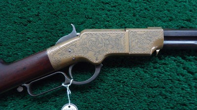 FACTORY ENGRAVED LATE MODEL HENRY RIFLE