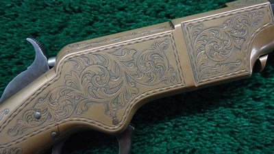 FACTORY ENGRAVED LATE MODEL HENRY RIFLE - Image 8 of 23