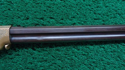 FACTORY ENGRAVED LATE MODEL HENRY RIFLE - Image 5 of 23