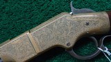 FACTORY ENGRAVED LATE MODEL HENRY RIFLE - 9 of 23