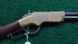 FACTORY ENGRAVED LATE MODEL HENRY RIFLE