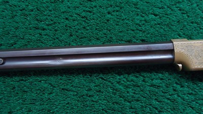 FACTORY ENGRAVED LATE MODEL HENRY RIFLE - Image 16 of 23