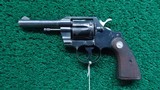 COLT OFFICIAL POLICE POST-WAR REVOLVER IN 22 LR - 2 of 10