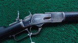 WINCHESTER 1873 FIRST MODEL RIFLE IN 44 WCF - 1 of 23