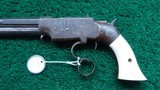 SCARCE ENGRAVED SMITH & WESSON NO. 2 LARGE FRAME PISTOL IN 41 CALIBER WITH IVORY GRIPS - 6 of 19