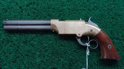 CASED NEW HAVEN ARMS Co VOLCANIC NO. 2 NAVY PISTOL WITH 6 INCH BARREL - Image 3 of 20