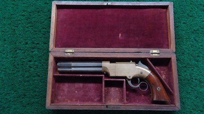 CASED NEW HAVEN ARMS Co VOLCANIC NO. 2 NAVY PISTOL WITH 6 INCH BARREL - Image 17 of 20