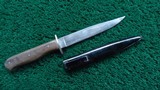 WW1 1914-1918 GERMAN TRENCH KNIFE WITH SCABBARD - 3 of 7