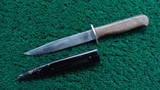 WW1 1914-1918 GERMAN TRENCH KNIFE WITH SCABBARD - 1 of 7